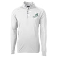 thumbnail image 2 of Men's Cutter & Buck White NDSU Bison Vintage Adapt Eco Recycled DryTec Raglan Quarter-Zip Jacket, 2 of 3