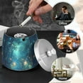 thumbnail image 4 of Yayeee Ashtray with Lid for Cigarette Smokeless Stainless Steel Home Ash Holder, Magical Forest Glowing Lights, 4 of 7