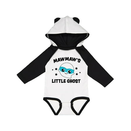 

Inktastic Cute Mawmaw s Little Ghost with Stars Gift Baby Boy or Baby Girl Long Sleeve Bodysuit