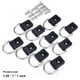 thumbnail image 5 of Riwesomey 10 piezas de acero inoxidable Kayak Tie Downs RV Trailer Truck Bed Anillos de amarre Hebilla Floor Boat Parts Accesorios D Hook Type2 NO2, 5 of 6