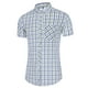 thumbnail image 1 of Camisas Vaqueras Para Hombre XXL Camisa de manga corta a cuadros delgada cómoda informal de moda de verano para hombre (Yellow, XXL), 1 of 2
