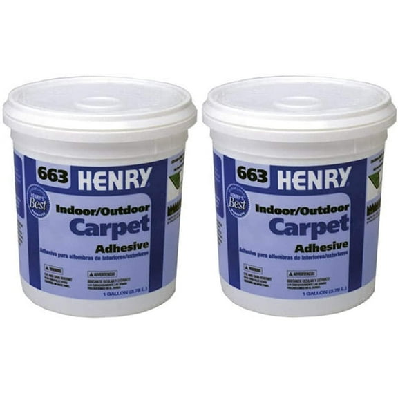 Henry, W.W. Co. 12185 12185 GAL #663 Carp Adhesive Beige, Gallon wo ack, Beige