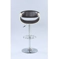thumbnail image 2 of 1396 Bella Vita Pneumatic bentwood saddle seat adjustable stool in Black, 2 of 4