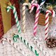 thumbnail image 3 of 6 piezas de adornos colgantes para árbol de Navidad con forma de bastón de caramelo, adornos de piruleta, colgantes para Navidad, invierno, Año Nuevo, suministros para fiestas en el hogar, 3 of 5