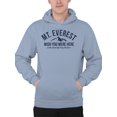 thumbnail image 2 of Mt. Everest Adventure Humor Men's Hoodie, 2 of 3
