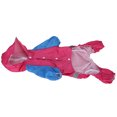 thumbnail image 2 of Pet Raincoat Waterproof Dog Coat Jacket with Reflective Strip Breathable Lightweight for Outdoor WalkingRose Red S, 2 of 9