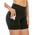 thumbnail image 4 of FANNYC Women's Ruched Butt Lifting Shorts High Waist Yoga Pilates Pants Running Sports Gym Fitness Tight Shorts Hot Pants With Out Pockets,XS-3XL, 4 of 8