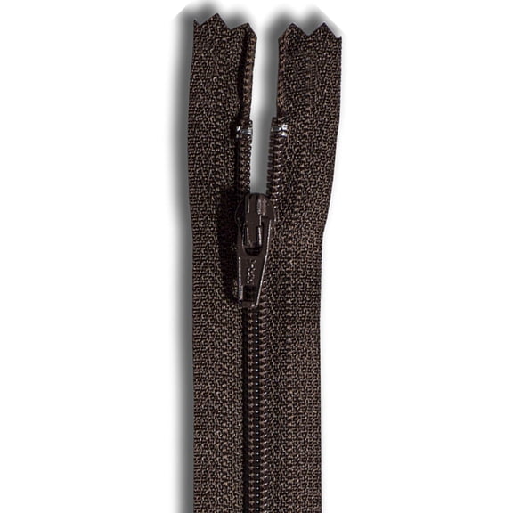 14 inch Nylon Coil Zipper 14” Dark Brown Zippers for Sewing Zipper Dark Brown Crafts