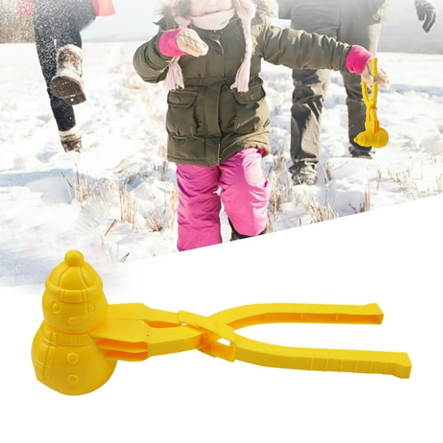 Pince à Sable Portable en Forme de Bonhomme de Neige Kit d'Hiver pour Extérieur