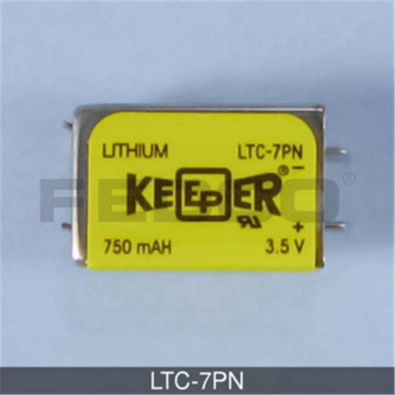 FedCo Batteries Compatible with  EaglePicher LTC-7PN EaglePicher Keeper Specialty Battery - 3.5V  750mAh