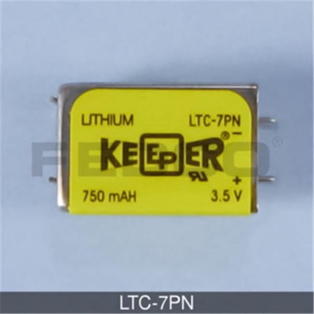 FedCo Batteries Compatible with EaglePicher LTC-7PN EaglePicher Keeper Specialty Battery - 3.5V 750mAh