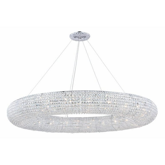 Elegant Lighting Paris 24 Light Chandelier in Chrome