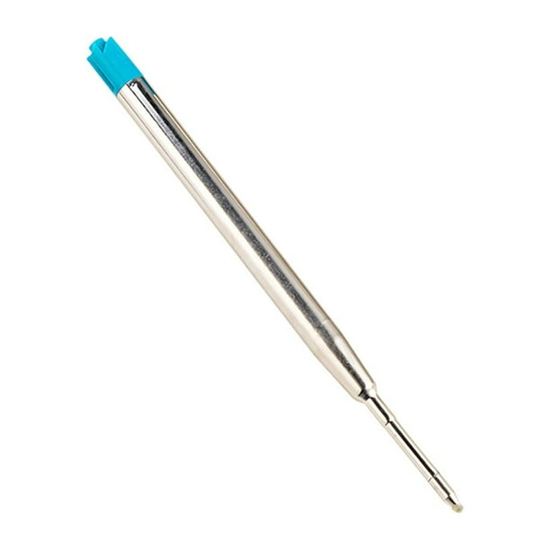 Matsuzay 100 Uds. Recambios de bolígrafo, repuesto portátil, bolígrafos de escritura suaves, suministros escolares y de oficina, tinta para Kits de experimentos de química Azul