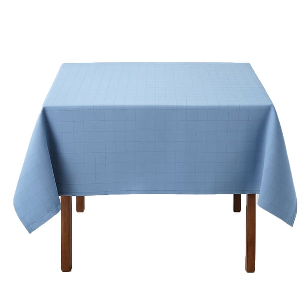 Mantel Azul Cuadros 2.50 m | Mesa Cuadrada | 100% Poliéster | Uso Diario| Kyuden Home KYUDEN HOME Alligator