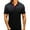 Black, variant on Azrian Shirts for Men Short Sleeve Clearance,Men Short Sleeve Printing Turndown Pullover T Shirt Blouse