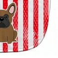 thumbnail image 3 of Patriotic USA French Bulldog Brown Baby Bib, 3 of 3