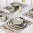 thumbnail image 3 of AmorArc Ceramic Dinnerware Sets,Handmade Reactive Glaze Stoneware Plates and Bowls Sets,Highly Chip and Crack Resistant | Dishwasher & Microwave Safe Dishes Set,Service for 4 Set(12pc),Reactive Glaze, 3 of 10