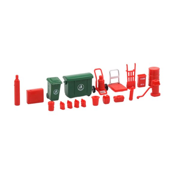 Xuanheng 1:64 Car Workshop Tools Model Doll House Decor Pretend Play Scene Prop Model
