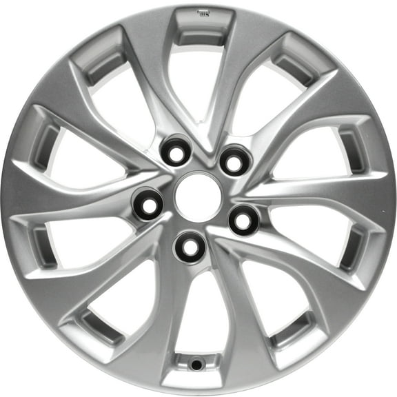 Aluminum Wheel Rim 16 inch for Nissan Sentra 16-20 5 Lug Silver Painted