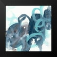thumbnail image 2 of Vess, June Erica 20x20 Black Modern Framed Museum Art Print Titled - Blue Byte II, 2 of 5