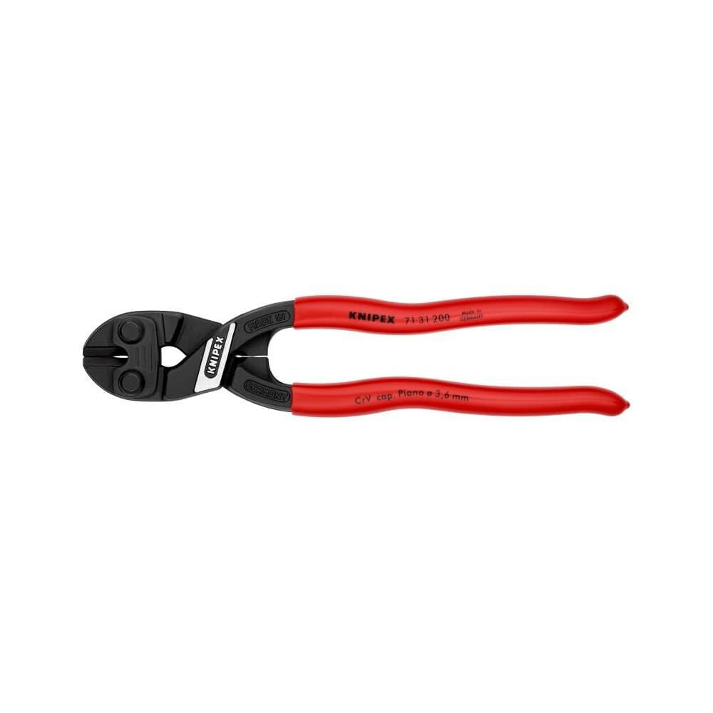 Knipex Mini Bolt Cutter,Steel,8 In. L 71 31 200 SBA