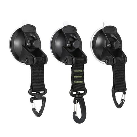 

Flm Potable 360 Degree Rotating Suction Cup Hook Camping Climbing Awning Tieback