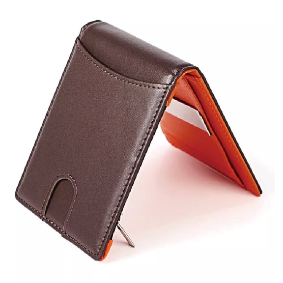 EPILONR Wallets,Slim Wallets for Men - Leather Money Clip Mens Wallet - RFID Blocking Front Pocket Bifold Wallet - Thin Credit Card Holder with Gift Box