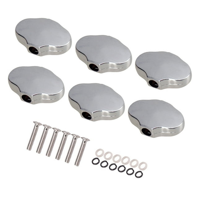 Perillas del afinador Perillas de clavija de afinación de guitarra de aleación de zinc 6 uds. Romacci Perillas del afinador