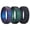 3 Pack-Dark Blue+Dark Green+Black-Peacock Feather Pattern, variant on Silicone Wedding Band for Men Women- 1.8mm Ultra Thin Ring with Peacock Feather Pattern, Hypoallergenic Rubber Ring, Black, Size 8