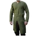 thumbnail image 2 of YUNAFFT Athletic Men's Sweatshirt, Men's Casual Fashion Long Sleeve Long Gown V-Neck Collar Blouse Tops Shirt Clearance, 2 of 7