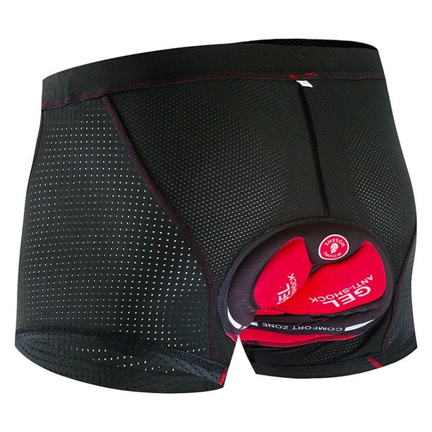 Pantalones cortos de ciclismo para hombre 5D acolchados MTB ropa interior de bicicleta pantalones cortos transpirables de secado rápido pantalones cortos de ciclismo Wosawe Pantalones cortos de ciclismo