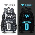 thumbnail image 1 of Mochila periférica de película de anime de celebridades de baloncesto con mochila luminosa de gran capacidad, bolsa de viaje, regalo de cumpleaños para novio, 1 of 5