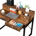 thumbnail image 5 of UBesGoo Writing Desk with 4 Drawers,Computer Vanity Desk with Storage Organizer, 5 of 11