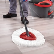 GRAREND Spin Mop Heads Replacements, 4 Pcs Microfiber Mop Replace Head Refill Compatible with OCedar