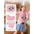 thumbnail image 5 of Disney Mickey and Friends Minnie Mouse Girls Cotton Long Sleeve Crew Neck T-Shirt Kids Graphic Tee Girl Birthday Gift Sizes 2T-9Y, 5 of 11