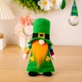 thumbnail image 4 of Clearance!St.Patrick's Day Plush Gnomes,Handmade Tomte Swedish Gnome for Home Table Ornament Gnomes Collectible Figurine, 4 of 4