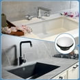 thumbnail image 6 of Uxcell 1 Pack Kitchen Sink Hole Cover, 1.77" Stainless Steel/Plastic Faucet Hole Cover, Silver/Black, 6 of 6