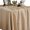 Dark Khaki-70*70cm, variant on Cotton Linen Tablecloth Natural Fiber Rectangular Solid Color Table Cover for Daily Use Dinner Weddings Party Setups
