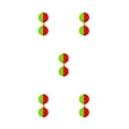 thumbnail image 2 of Eigraketly 10 piezas línea de pesca ruido doble cuentas campana portátil al aire libre agua dulce agua salada alarma de agua de mar rojo verde Type2 NO2 Eigraketly CBP378835, 2 of 5