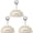 Keychain, variant on 3-Piece White Plush Dumpling Keychain Set, Cute Bag Charm Key Rings