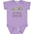 thumbnail image 3 of Inktastic My Papa Loves Me Grandchild Boys or Girls Baby Bodysuit, 3 of 5