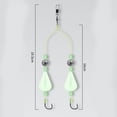 thumbnail image 3 of Lttoisl Luminous Fishing Rig with Double Hooks, Glow-in-the-Dark Floats, High-Carbon Steel, Size 10, 1 Count, Enhanced Visibility for Night Fishing, 3 of 8
