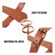 thumbnail image 3 of unbranded Correa Marrón De PU Para Transportar De Picnic Y Esterilla Yoga Con Ajustable Para Camping, 3 of 8
