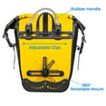thumbnail image 2 of AFISHTOUR Waterproof Bike Panniers, 25L Bike Bags for Bicycles Rear Rack, Bicycle Saddle Bag for Grocery (Yellow, 1 PCS), 2 of 8