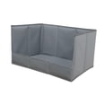 thumbnail image 3 of Bvdfgk Dog Litter Box with High Walls Waterproof Drip Tray Foldable Litter Box and Mesh Gray L, 3 of 9