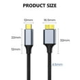 thumbnail image 3 of Connector Fast Speed Data Sync Cord Quick Charging USB 3.1 Type-C to Micro B 5Gbps USB C to Micro B 3.0 Cable 2M, 3 of 8