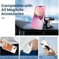 thumbnail image 3 of for iPhone 13 & iPhone 14 Magnetic Case with Built in Magnets, Clear Hard PC Back + Soft TPU Frame Slim Resist Scratches Shockproof Bumper Case for iPhone 13/iPhone 14 6.1" - Rose Pink, 3 of 18