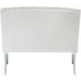 thumbnail image 3 of Meridian Furniture Cream Velvet Suri Settee Bench, 3 of 7