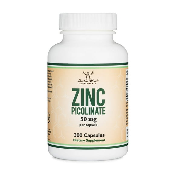 Zinc Picolinate, Supports Immune Health, 300 Capsules, Double Wood Supplements