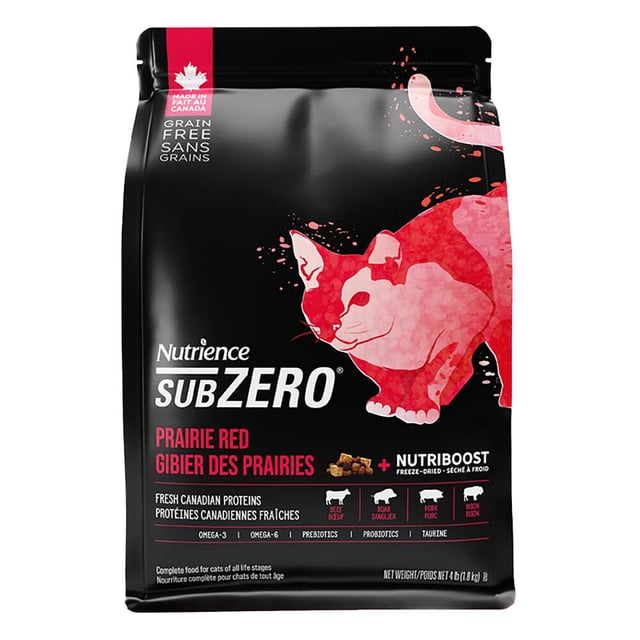 Félin Adulte - Sans Grains SubZero - Rouge Prairie - Nourriture Sèche pour Chat